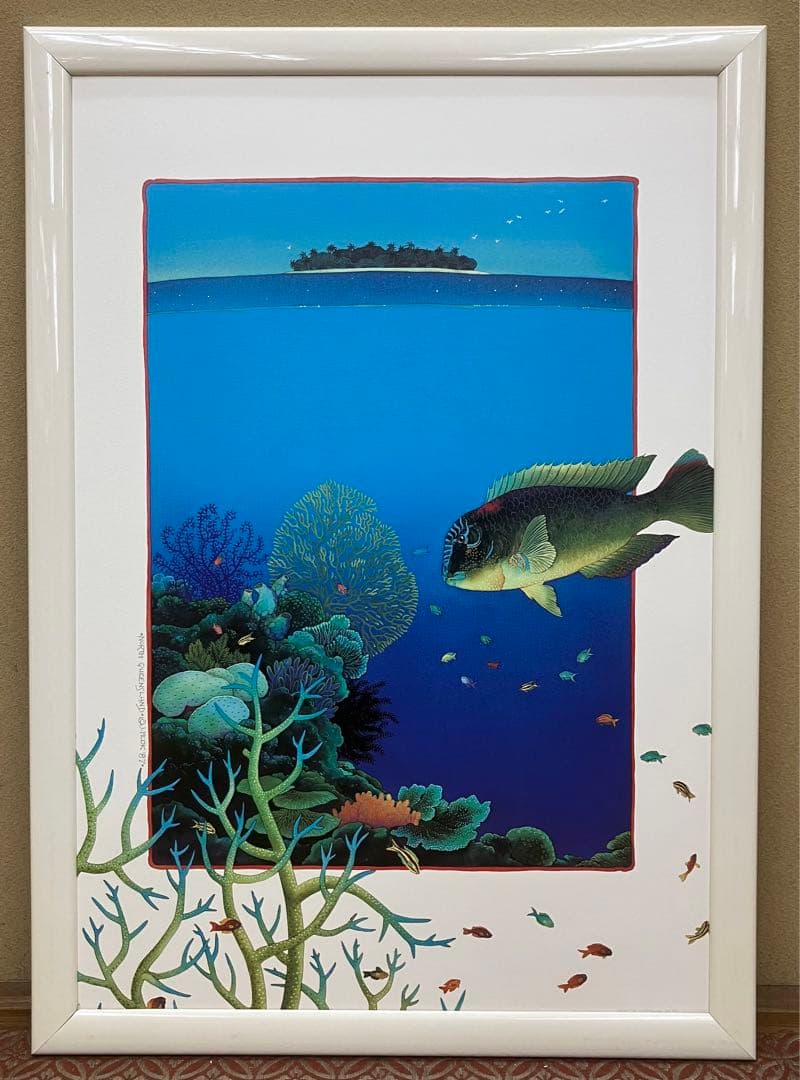 吉津信一 「湖畔」 リトグラフ 2/100 ジョアン・フック《版画》