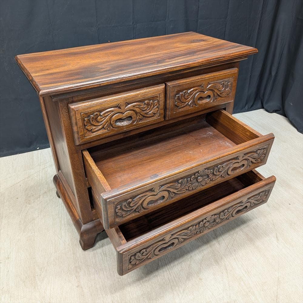 神戸家具　コロニーハウス　無垢　リビングチェスト　タンス　チェスト　ドロワー　A