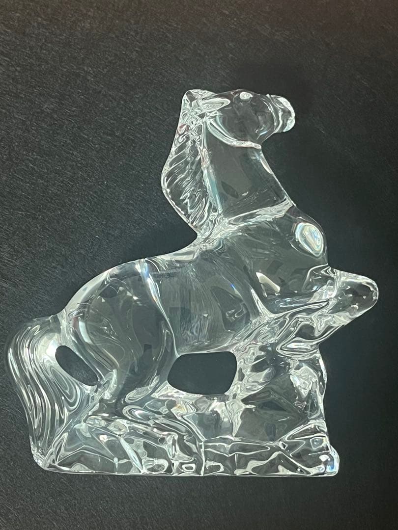Baccarat バカラ クリスタル 干支 午 馬 置物
