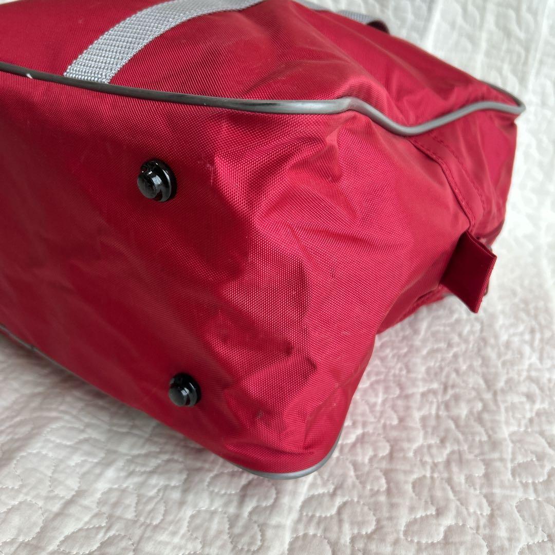 希少✨ 旧型 ワッペ スクバ スクールバッグ 赤 早い者勝ち！女子高生 人気