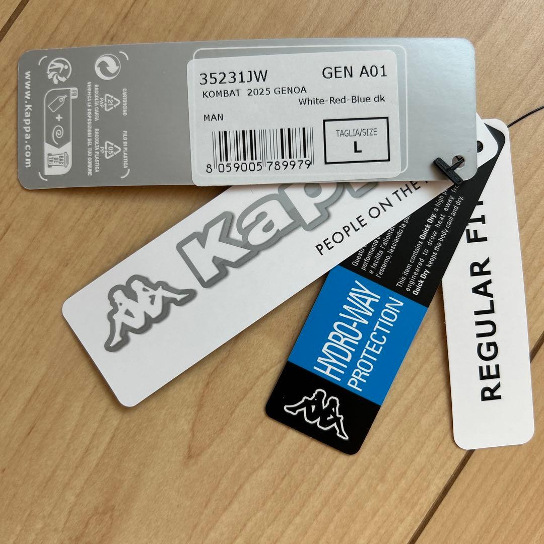 正規品新品☆ジェノアCFC99/00アウェイ復刻ユニフォームLサイズ☆カッパ長袖