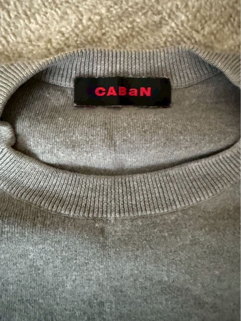CABA N グレー 長袖セーター