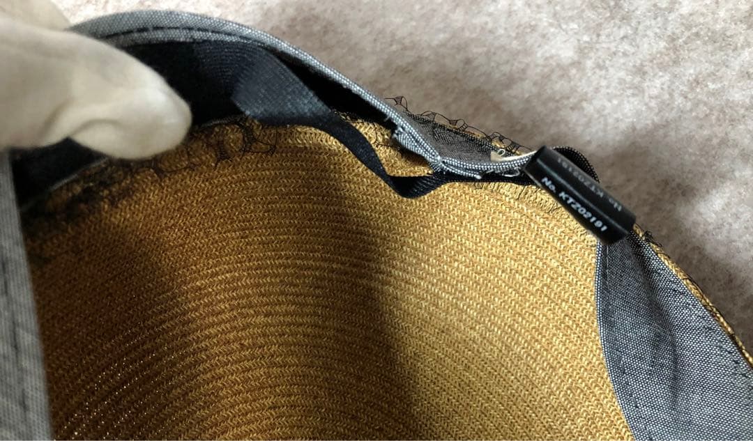 【2937】CA4LA カシラ 麦わら チュールキャスケット