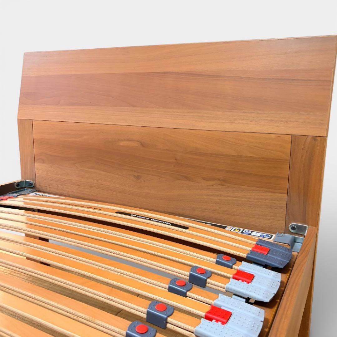 カリモク シングルベッド＋ヒュルスタ製ウッドスプリング＋カリモク マットレス