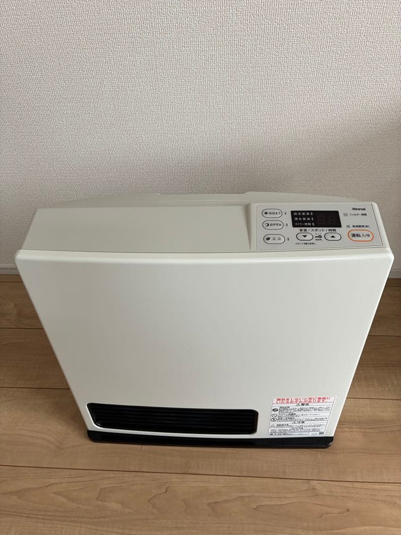 【美品】リンナイ ガスファンヒーター SRC-365E LPガス用 ホース付