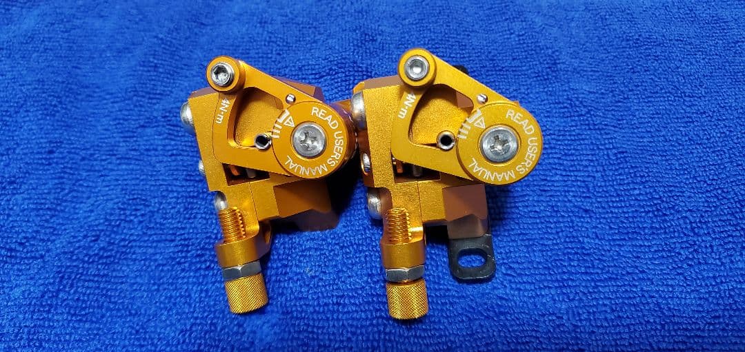 GROWTAC イコール ディスクブレーキ ゴールド フラットマウント