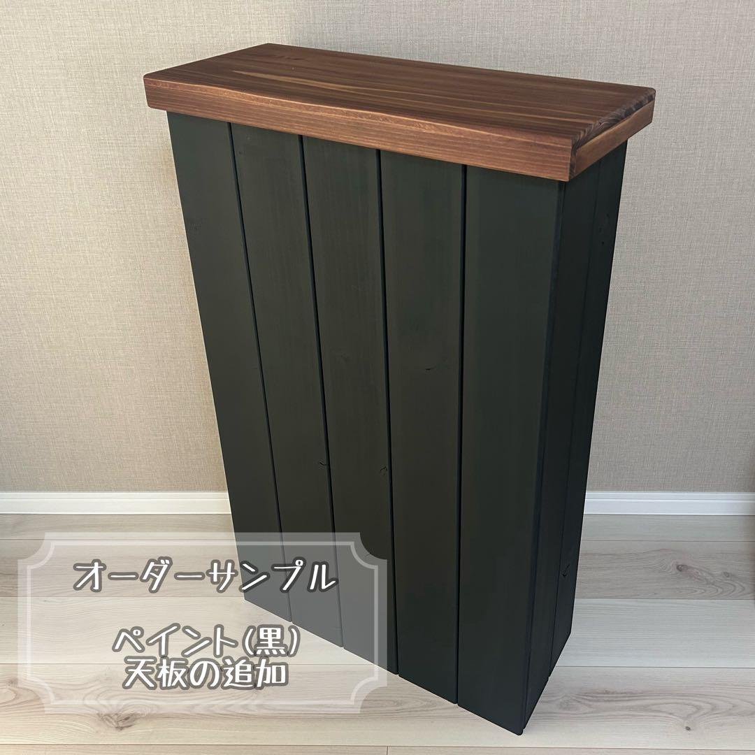 【chiiiii】杉無垢材を使ったかわいいレジカウンター 折り畳み 天板有