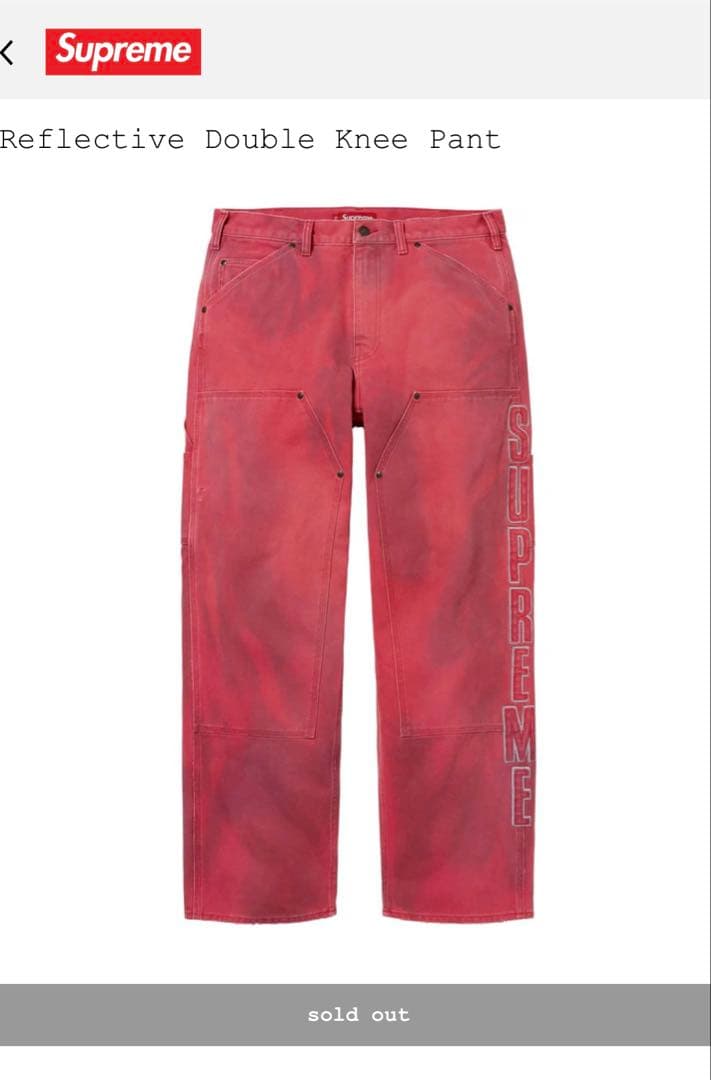 パンツ Gucci pon  Supreme Reflective Double