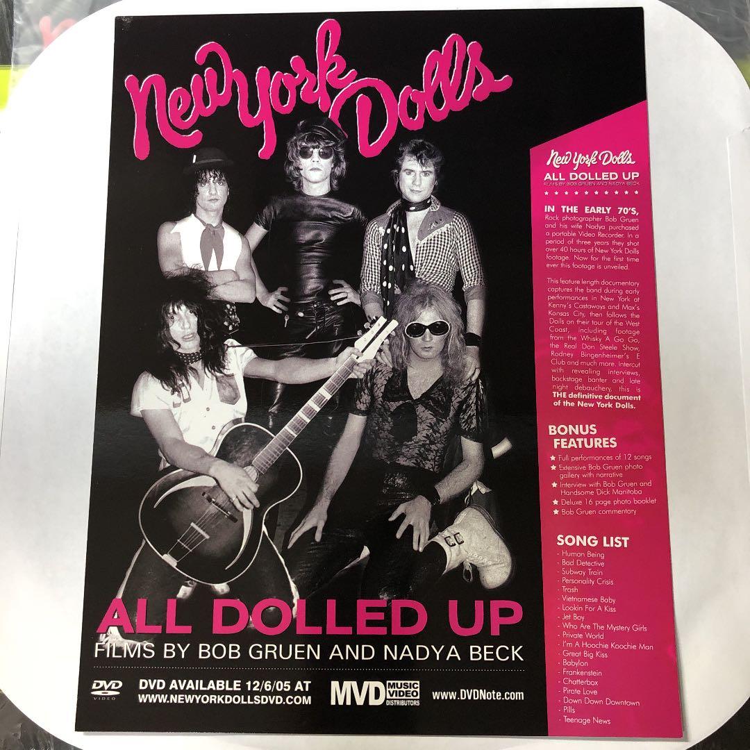 最初期！ NEW YORK DOLLS 20歳 JOHNNY THUNDERS