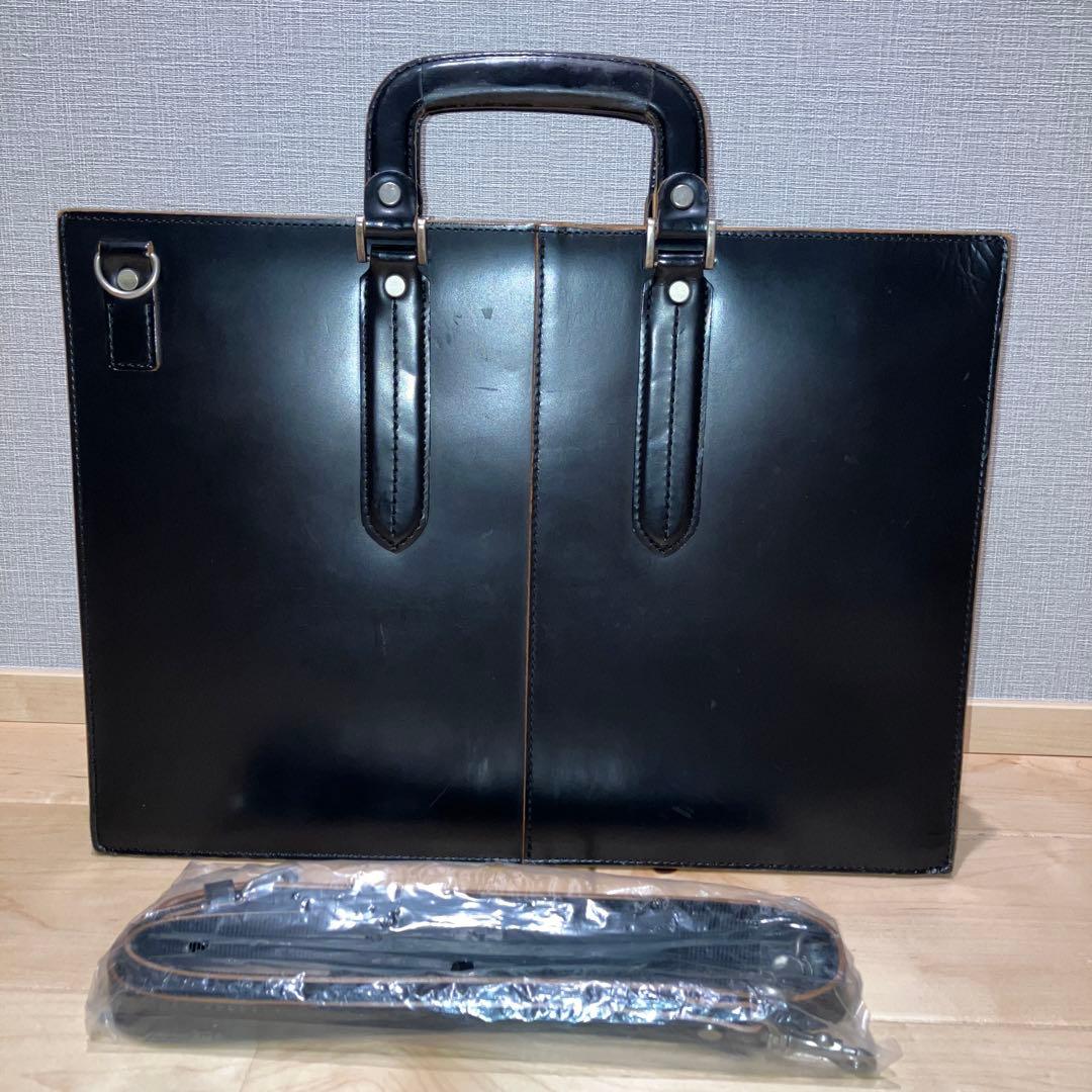 コンプレックス ガーデン　枯淡　ビジネスバッグ　ショルダーベルト付　ブラック