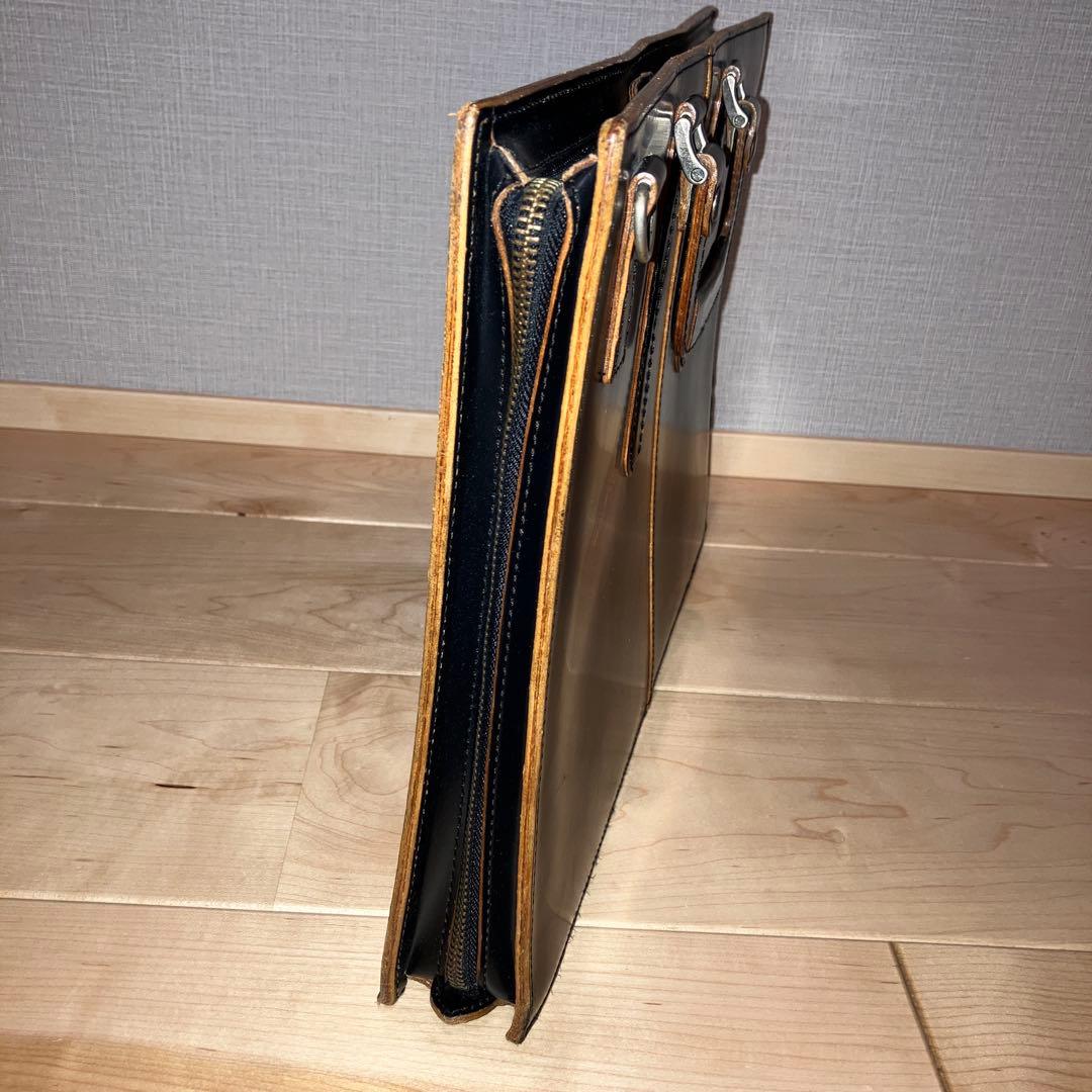 コンプレックス ガーデン　枯淡　ビジネスバッグ　ショルダーベルト付　ブラック