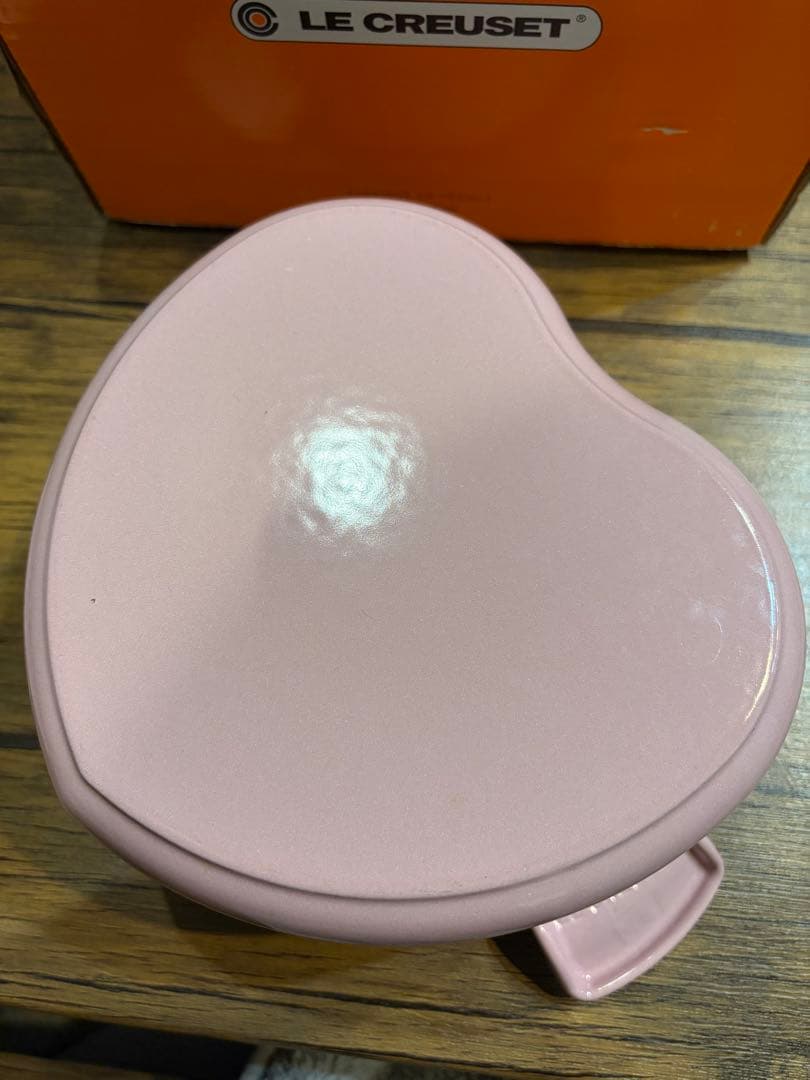 LE CREUSET ハート型 両手鍋 ピンク