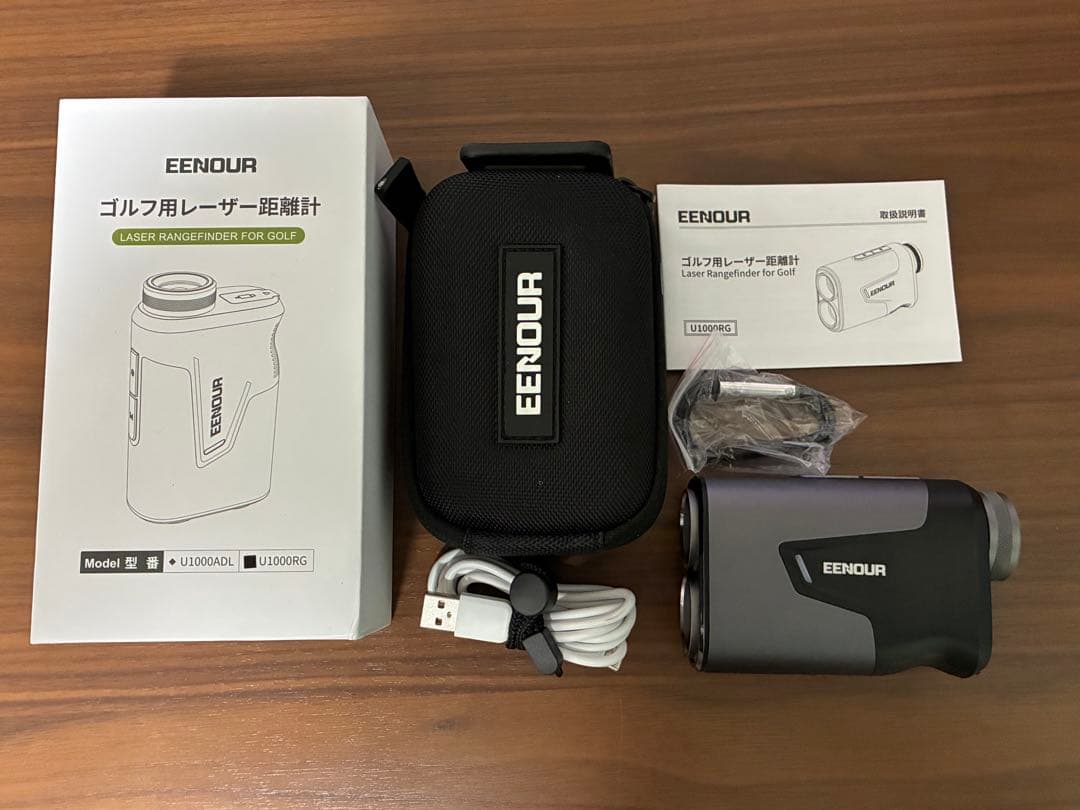 【美品】EENOUR レーザー 距離計 ゴルフ距離計測器　U1000RG