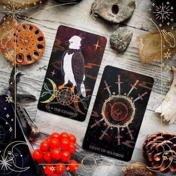 【正規品タロットカード】芸術的で美麗✨神秘的で幻想的に描かれた動物たちのデッキ