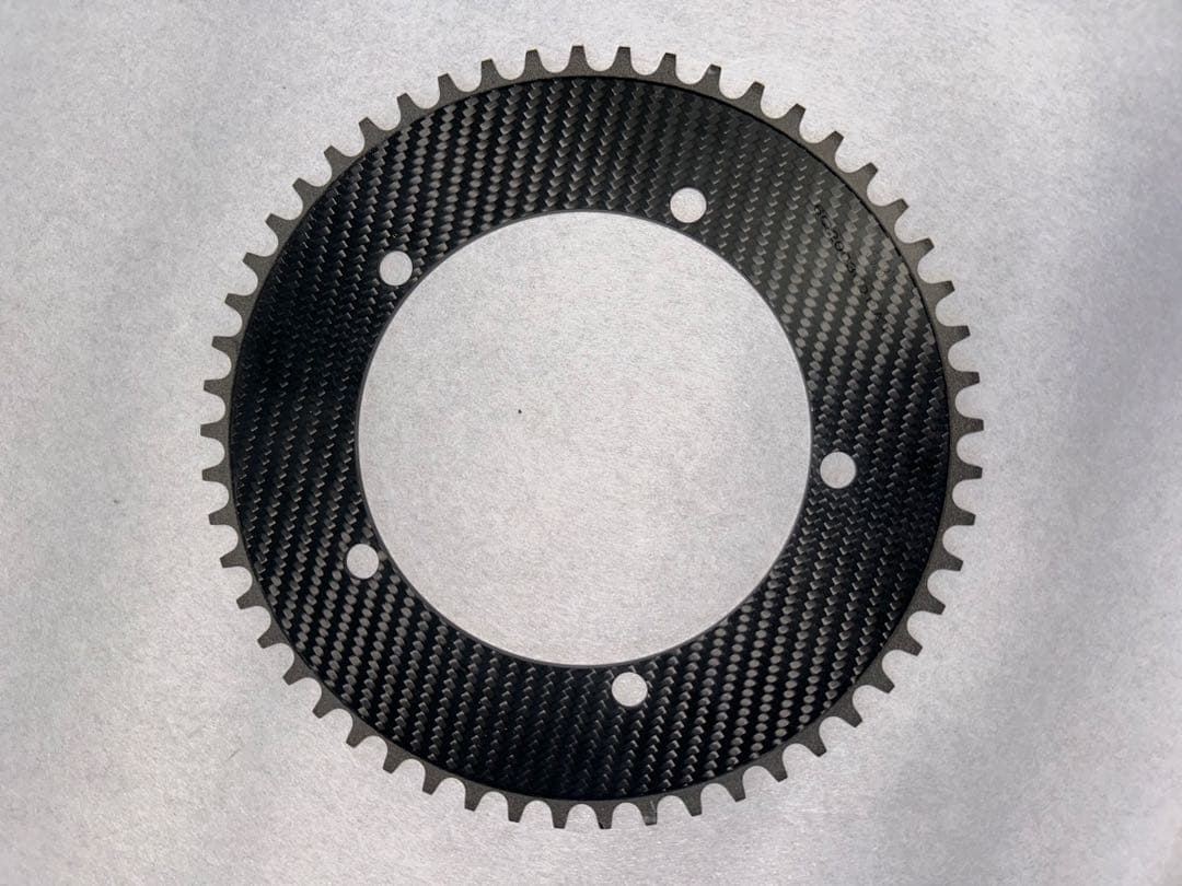 digrit カーボンファイバー チェーンリング 53T