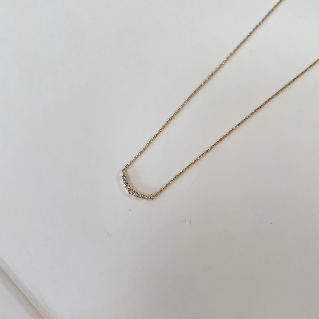 【美品】agette ネックレス K10