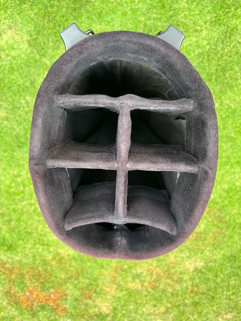 希少☆ バーバリー BURBERRY キャディバッグ ゴルフ 黒 ノバチェック