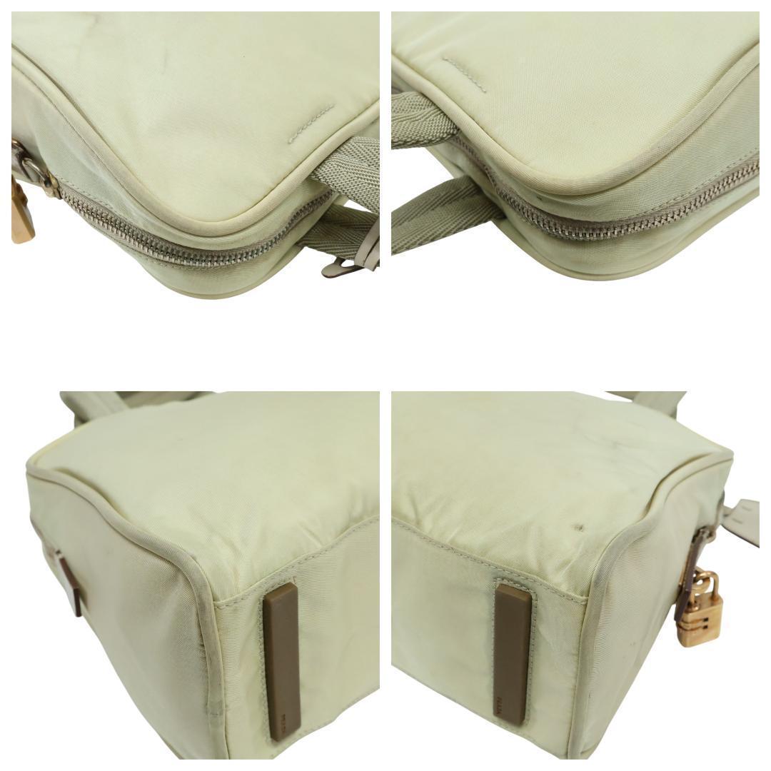 良品 PRADA プラダ ハンドバッグ 三角ロゴ 白タグ ナイロン 正規品