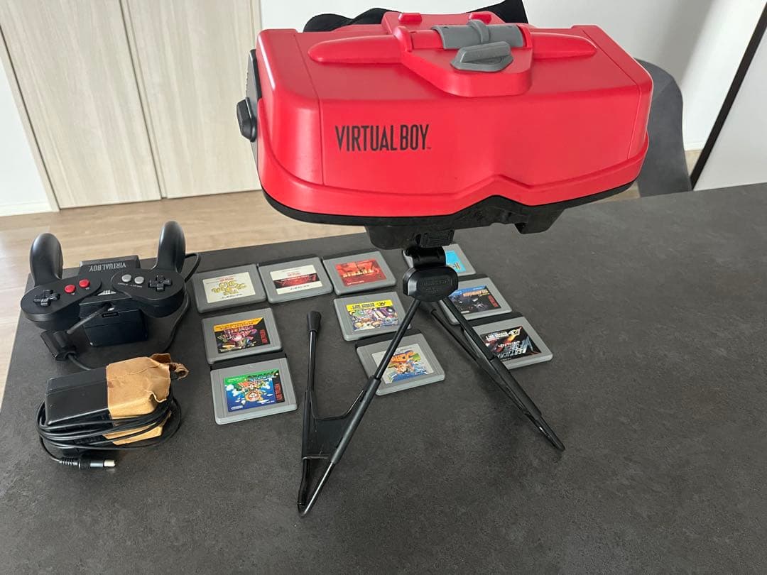 バーチャルボーイ カセット10本、コントローラー付き　動作確認済み
