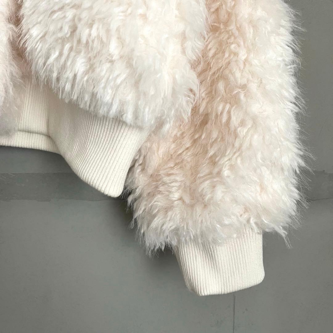 新品タグ付き⭐︎CADUNE カデュネ　ボアブルゾン　川上桃子　ファー　36