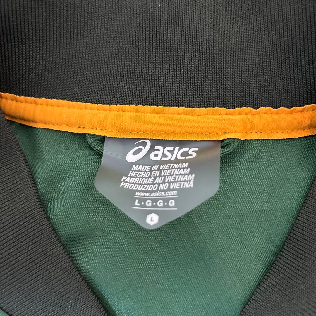 アシックス ラグビー 南アフリカ　スプリングボクス プレゼンテーションジャケット