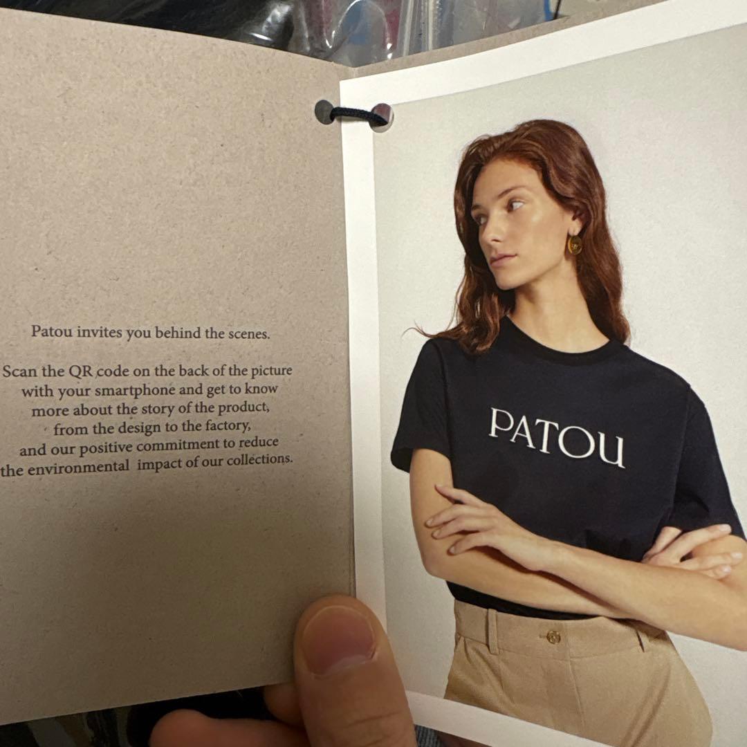 パトゥ　PATOU ブラック Tシャツ S