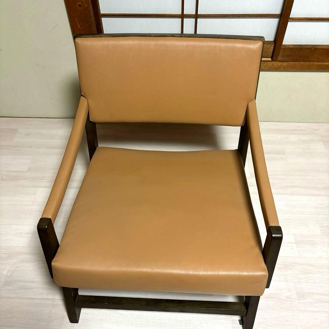 【専用商品となります】　　　　　　　　　NOCE アームソファ レザー ブラウン