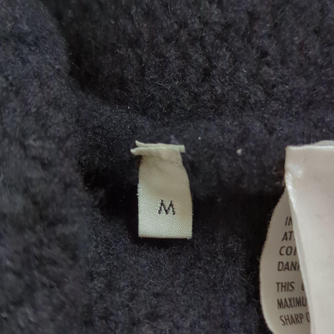 グッチ M シェリーライン ウェブストライプ ケーブルニット ブラック