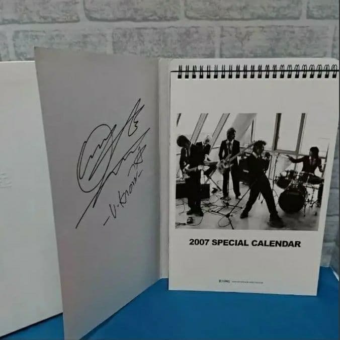 東方神起＊ユノ★激レア★直筆サイン付★韓国 2007公式カレンダー
