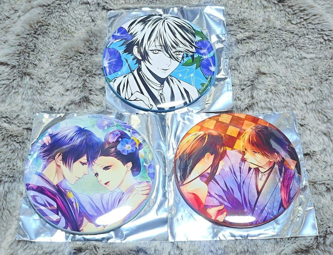 吉原彼岸花 5周年記念 ステラワース限定 100mm缶バッジ 朔夜 3点セット