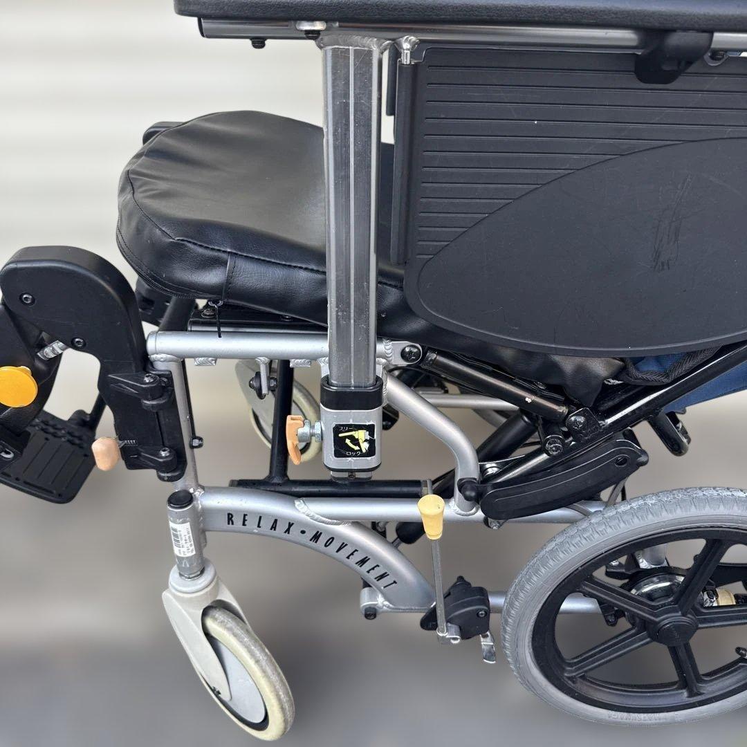 オアシス 介助式 リクライニング車椅子 車いす 折り畳み 介護 松永製作所