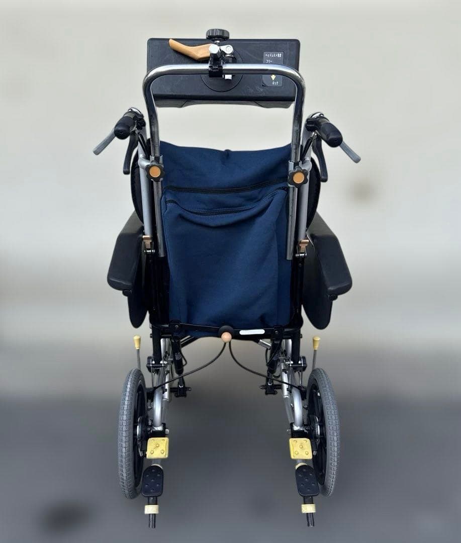 オアシス 介助式 リクライニング車椅子 車いす 折り畳み 介護 松永製作所