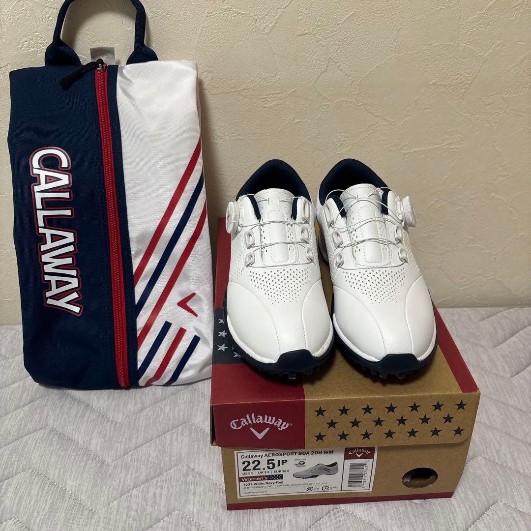 シューズ(女性用) Callaway AEROSPORT BOA 20H WWM 22.5 JP