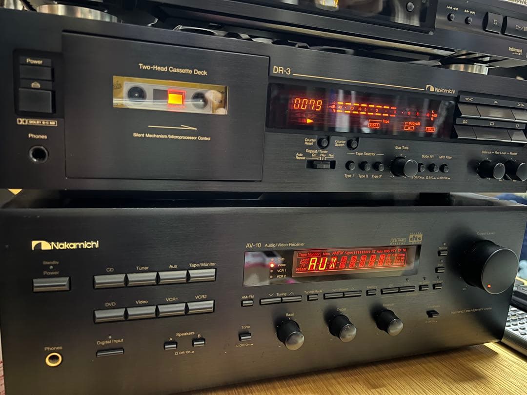 希少ナカミチAVレシーバーNakamichi AV-10ピュアアンプとしても優秀