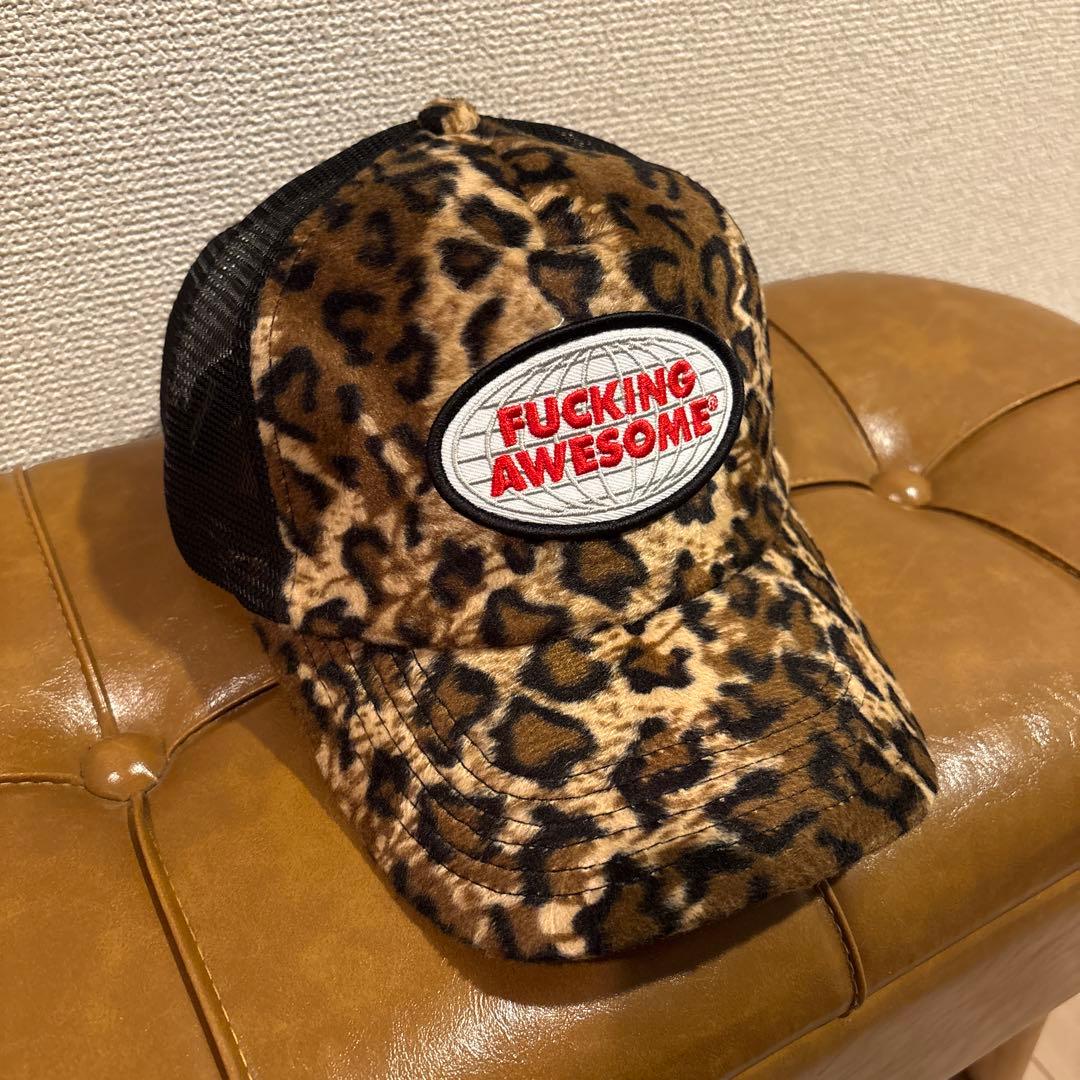 帽子 FUCKING AWESOME Leopard Trucker Hat