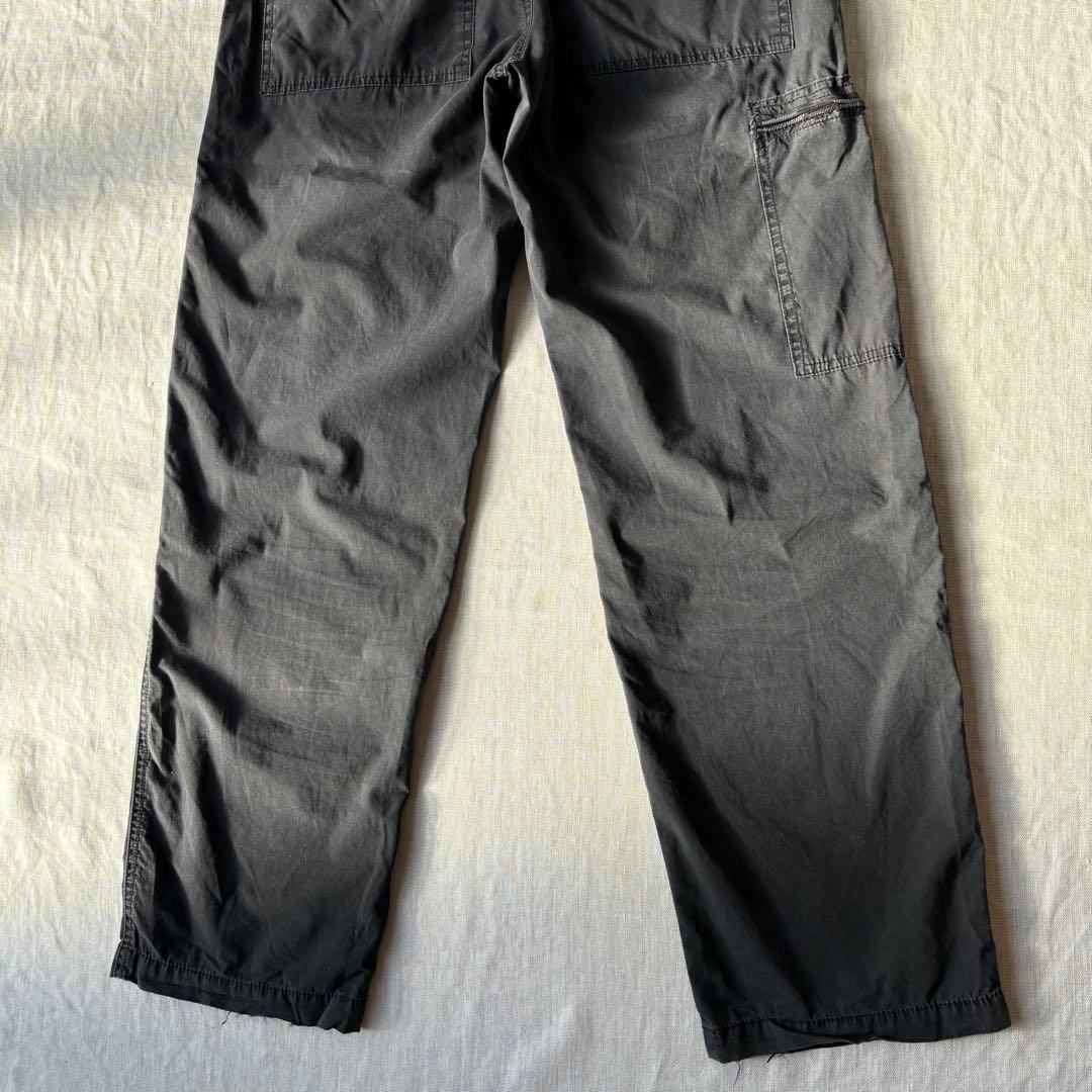 希少 OLD STUSSY y2k マルチジップ カーゴパンツ ブラック 32