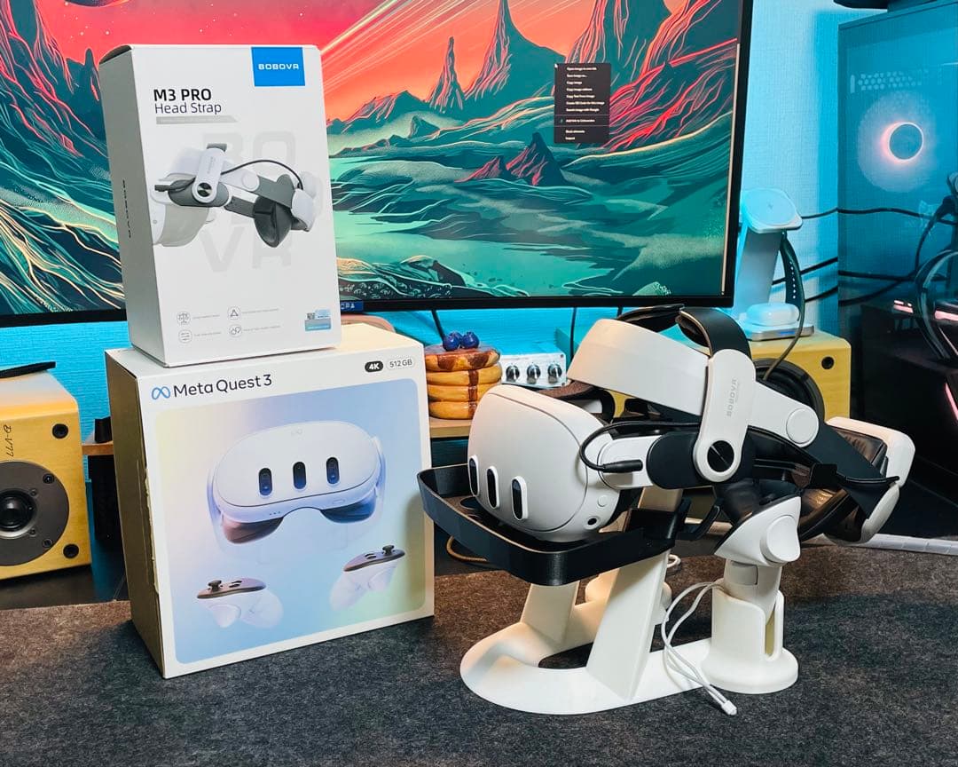  Quest 3 512GB BOBOVR M3 Pro ヘッドセット