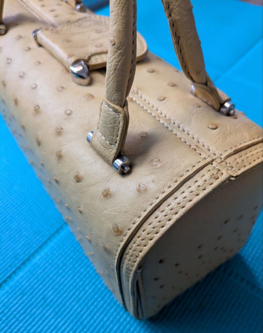 希少!!オーストリッチ★ハンドバッグ未使用