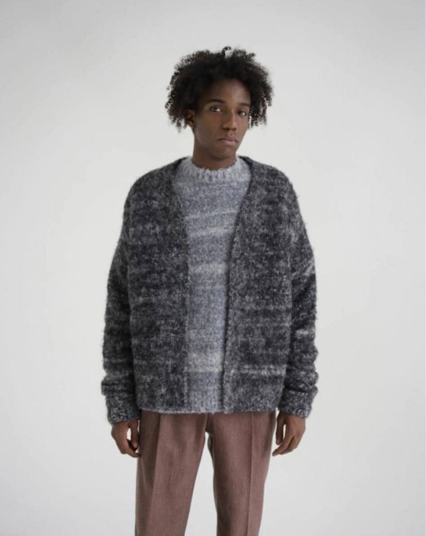トップス AURALEE WOOL ALPACA FELT KNIT