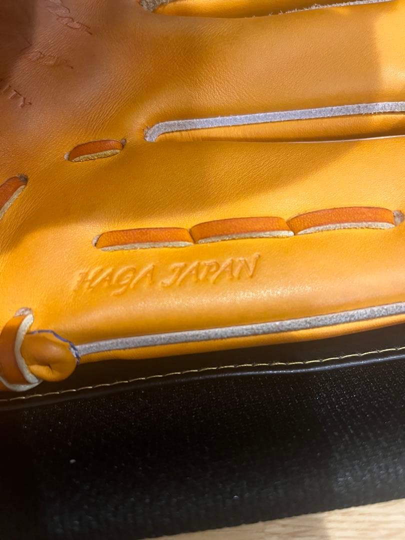 逆巻き　石井琢朗　TMモデル　ミズノプロ硬式野球グローブ オレンジ