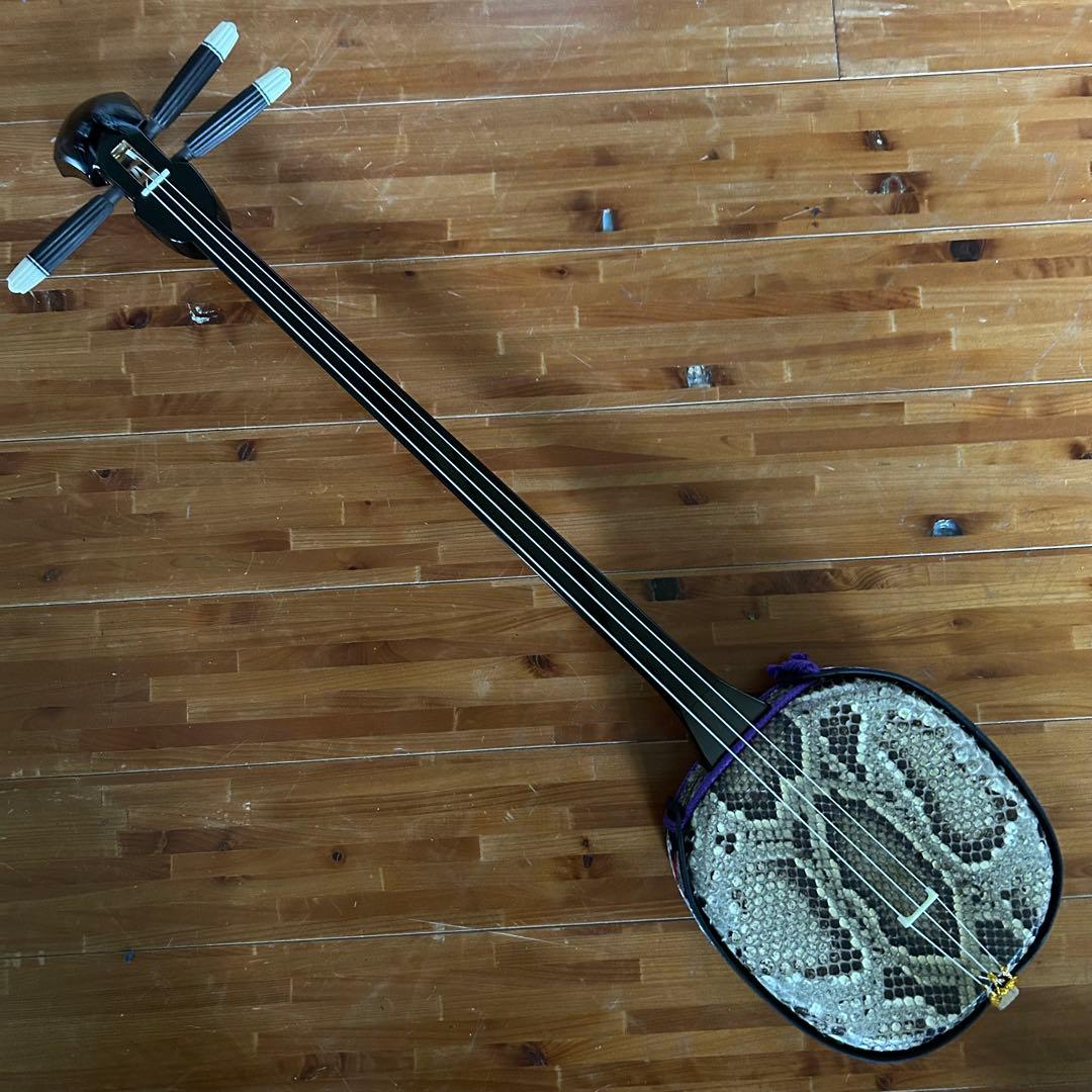 ◼️宮古島から◼️新品未使用◼️本皮三線◼️初心者の方にも◼️