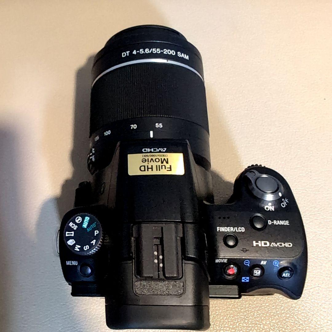 【望遠レンズ付き】SONY α55