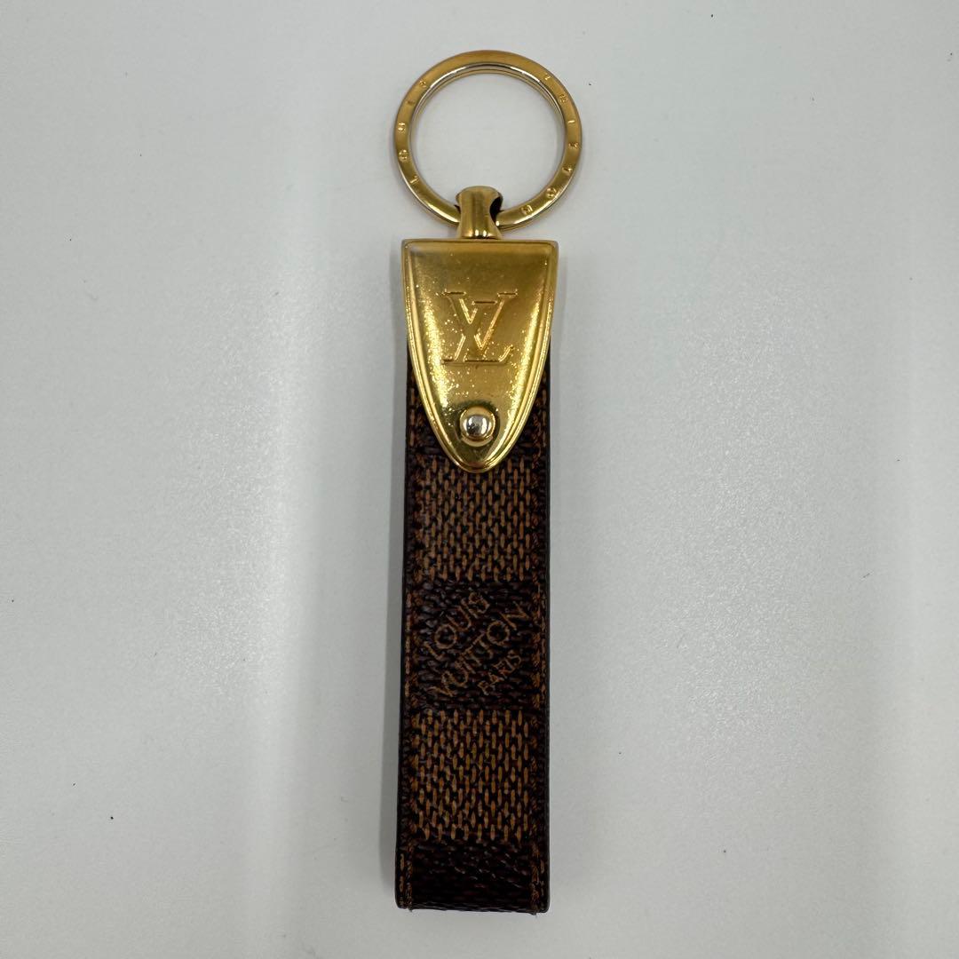 ルイヴィトン ポルトクレ ドラゴンヌ ダミエ キーホルダー キーリング