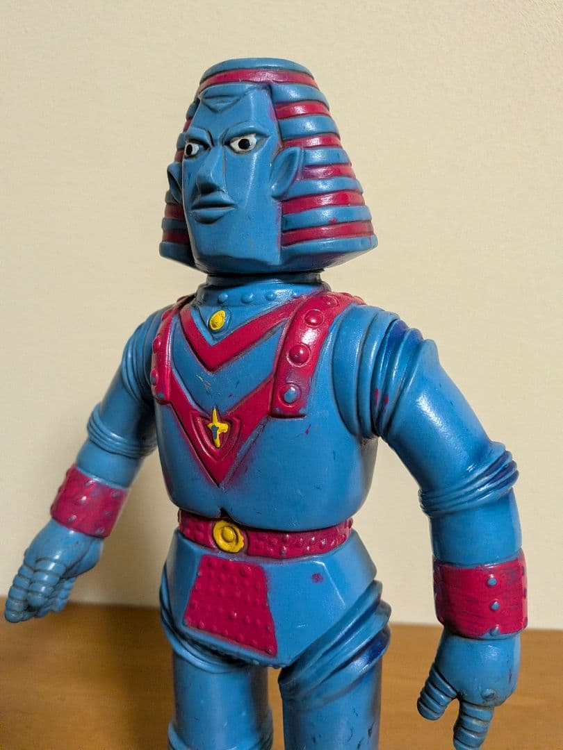 【当時もの】ブルマァク　ソフビ　ジャイアントロボ　左手先破損