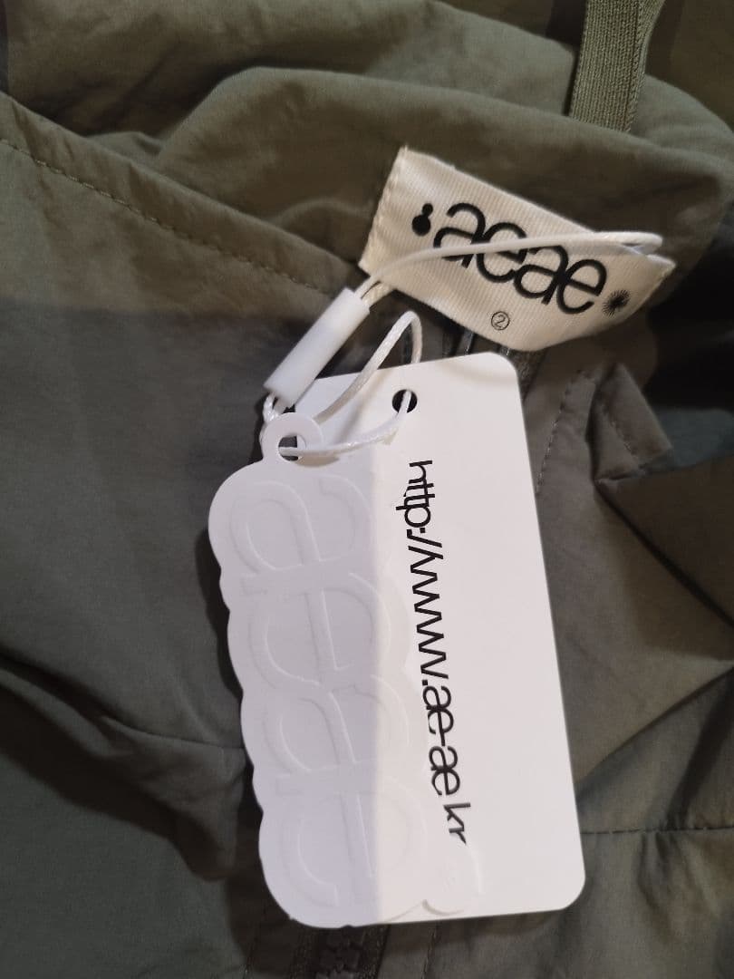 aeae オリーブグリーン ジップアップジャケット　新品　正規品