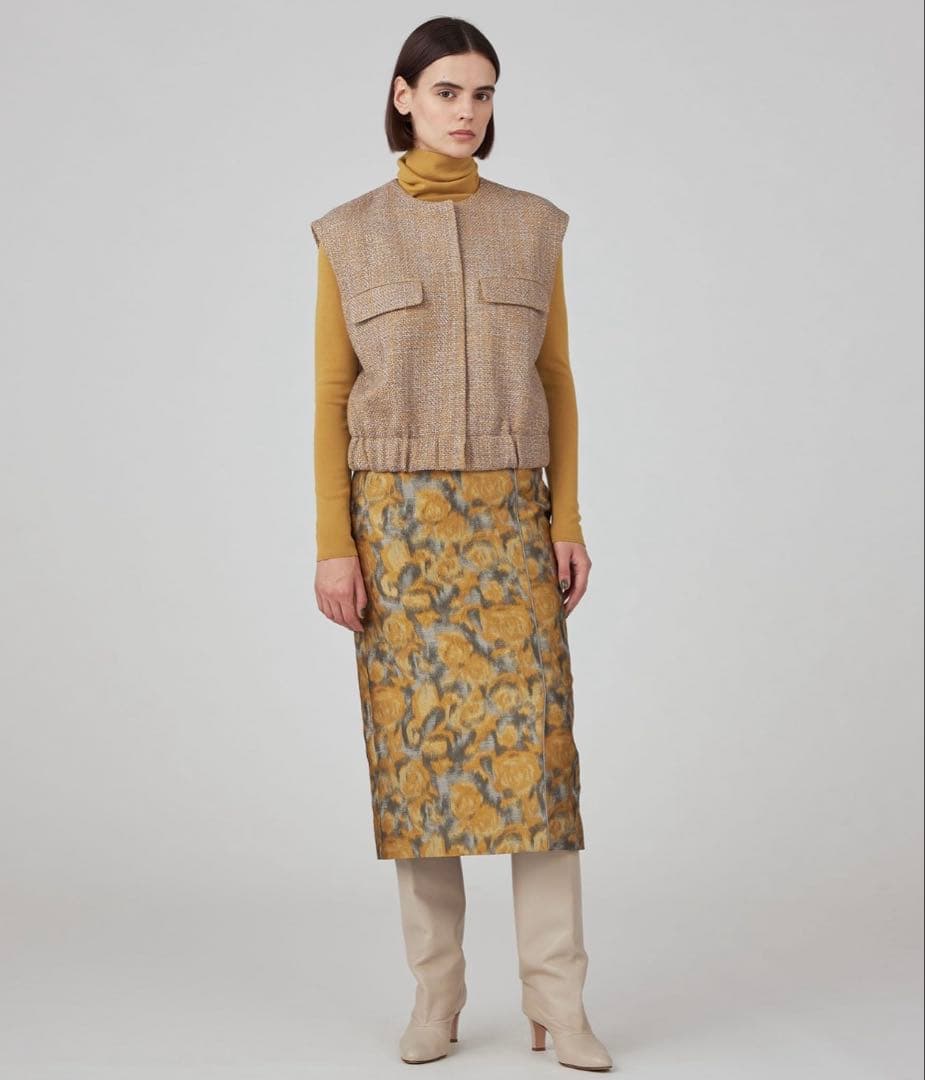 トゥモローランドコレクション　ロービングツイード ジレブルゾン