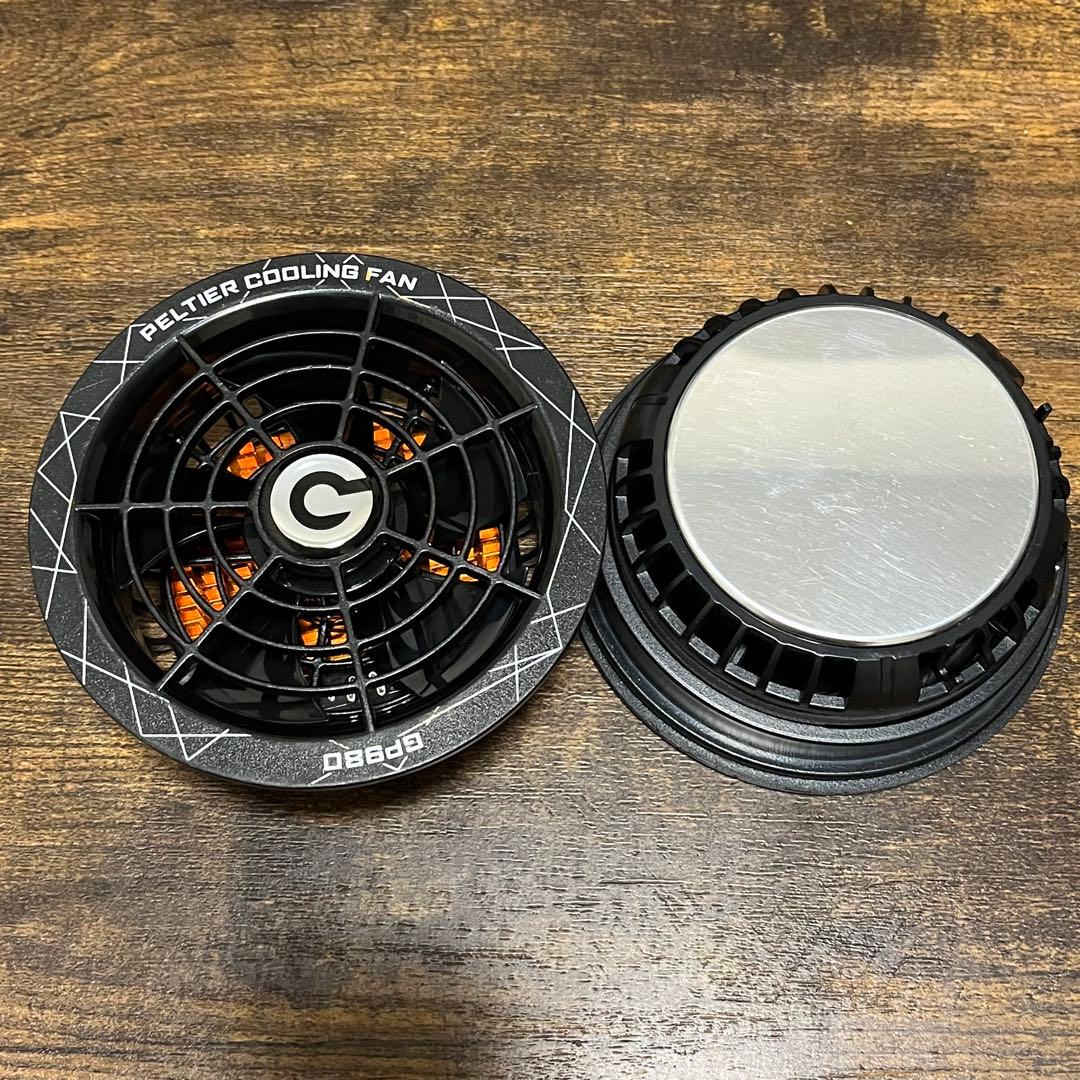 長信ジャパン ペルチェ一体型ファンセット ファン+バッテリー×2