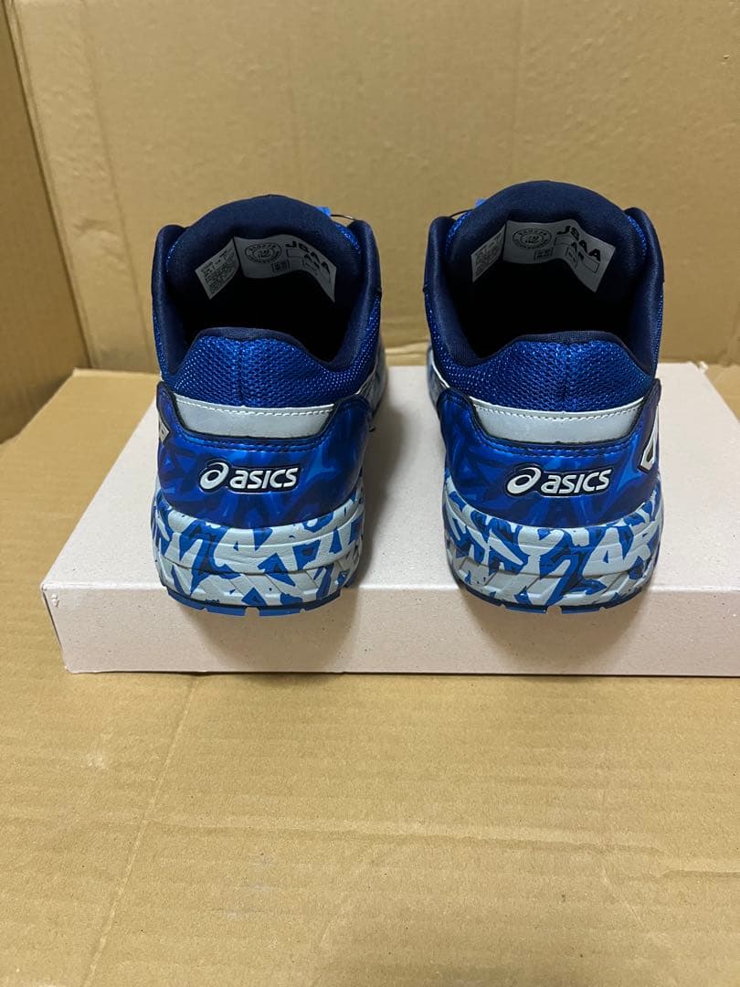 イ*ラ様 [美品] 限定 アシックス 安全靴 ウインジョブ CP209 BLUE