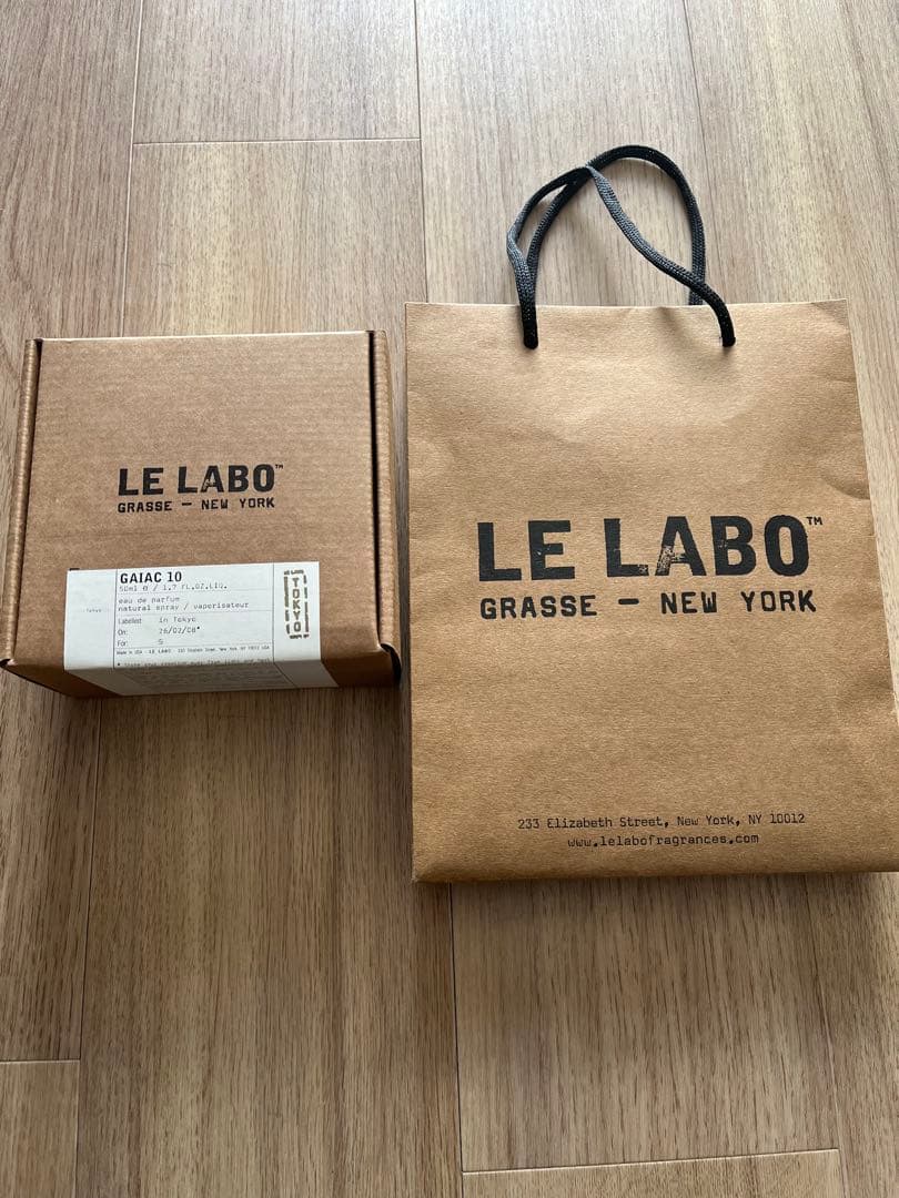 【新品未使用】LE LABO GAIAC 10 オードパルファム 50ml