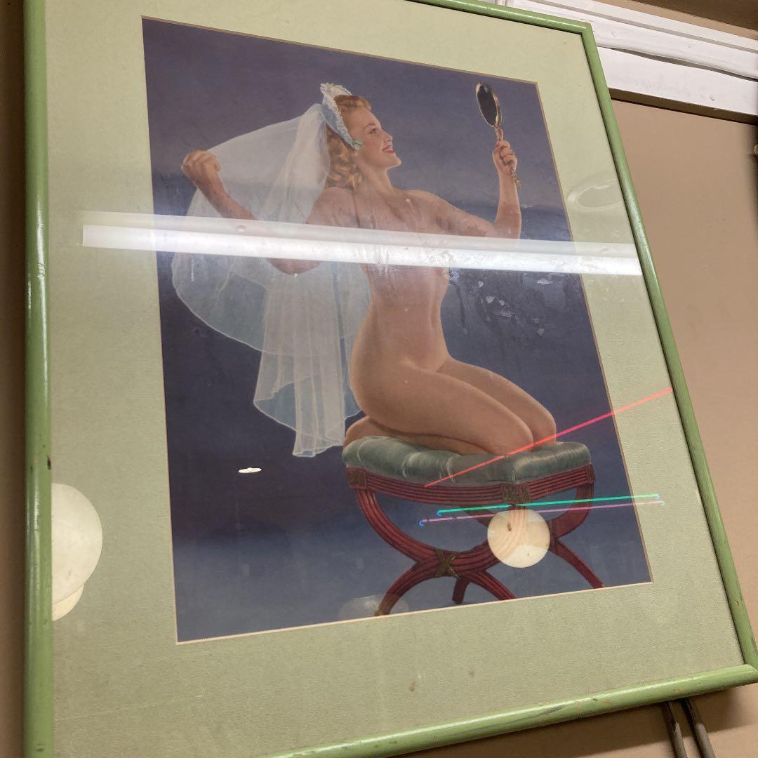 アンティークポスター、サイズは44×35cm